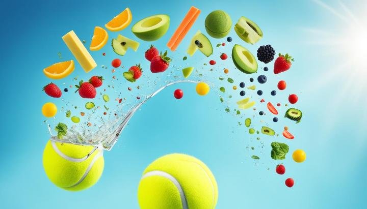 La migliore alimentazione per un giovane tennista.